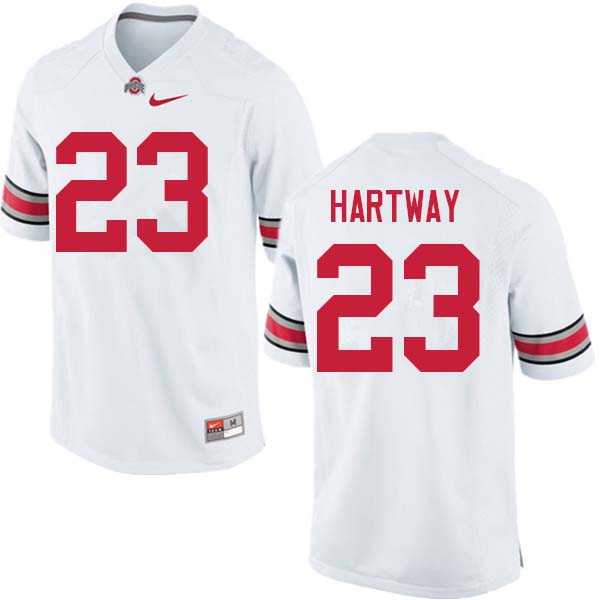 Ohio State Buckeyes #23 Michael Hartway College Football Jerseys Sale-White